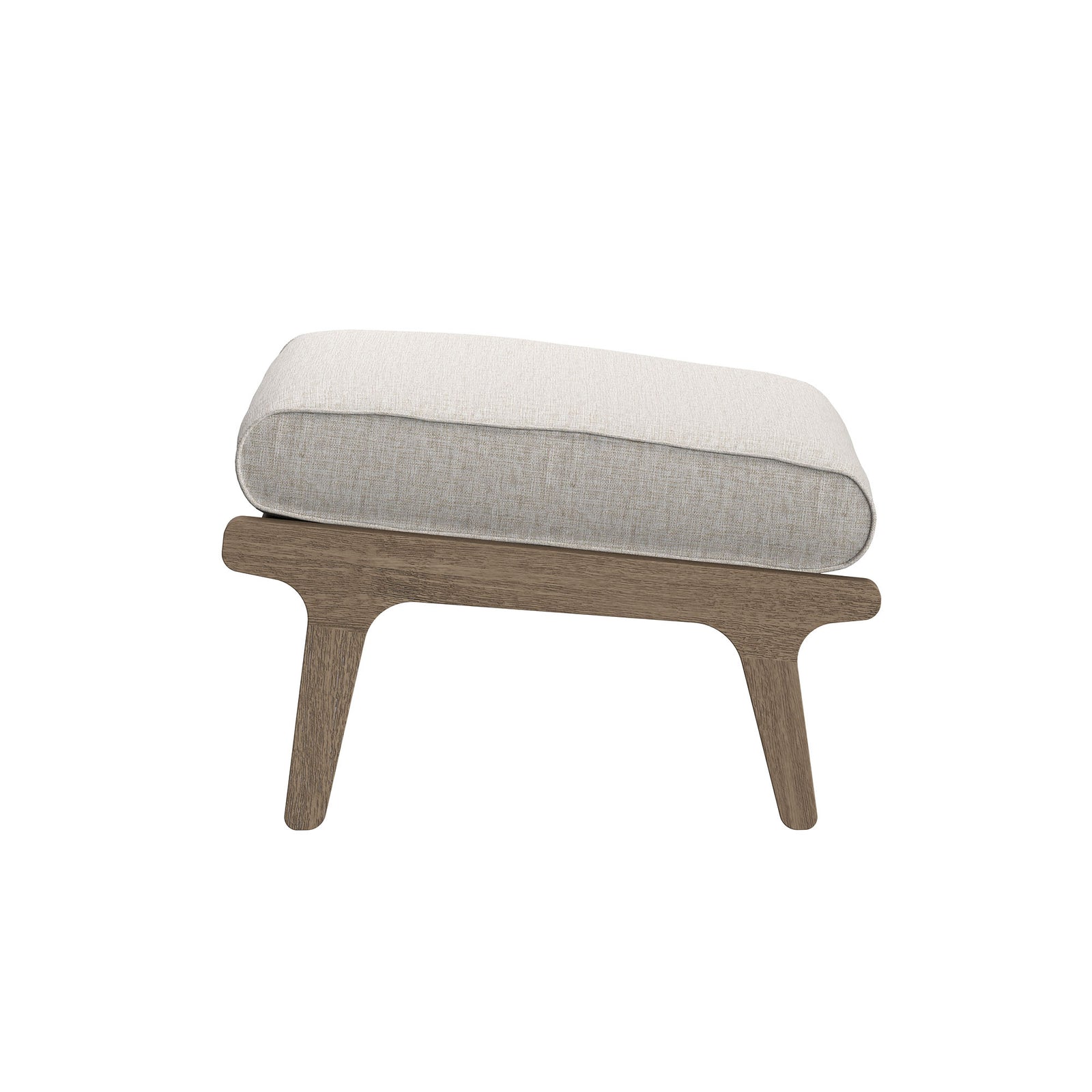 Saratoga Outdoor Patio Teak Ottoman by Modway