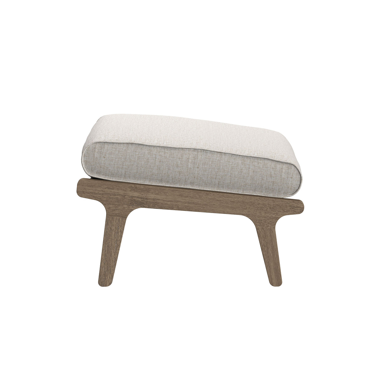 Saratoga Outdoor Patio Teak Wood Chair and Ottoman Set by Modway