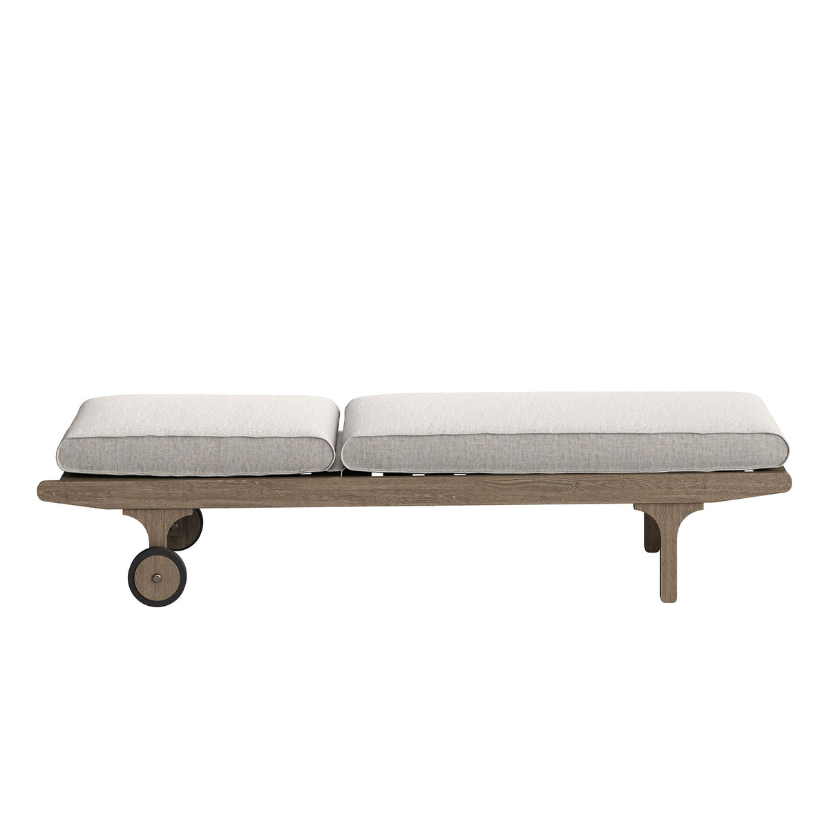 Saratoga Outdoor Patio Teak Chaise Lounge Chair by Modway