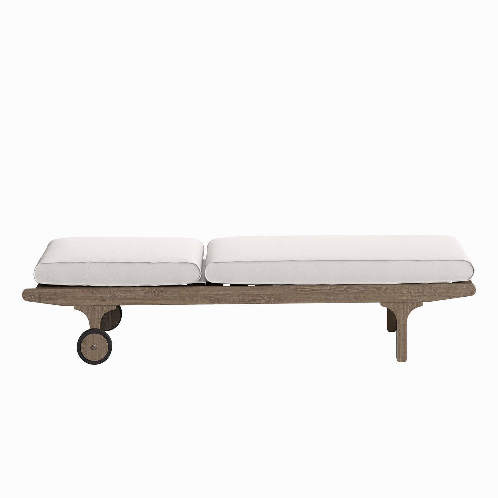 Saratoga Outdoor Patio Teak Chaise Lounge Chair by Modway