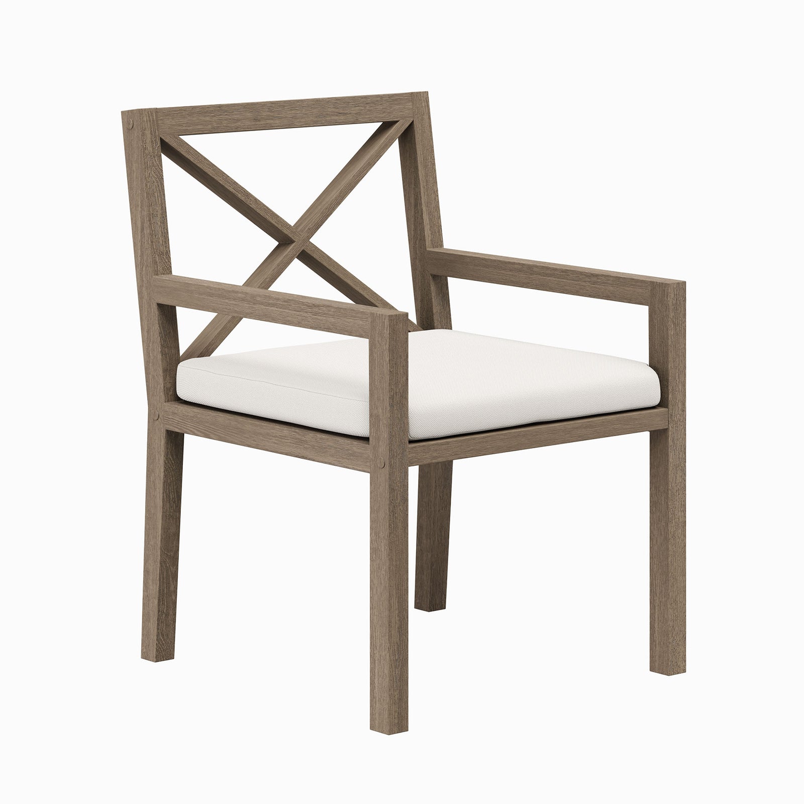 Northlake Outdoor Patio Teak Dining Armchair by Modway