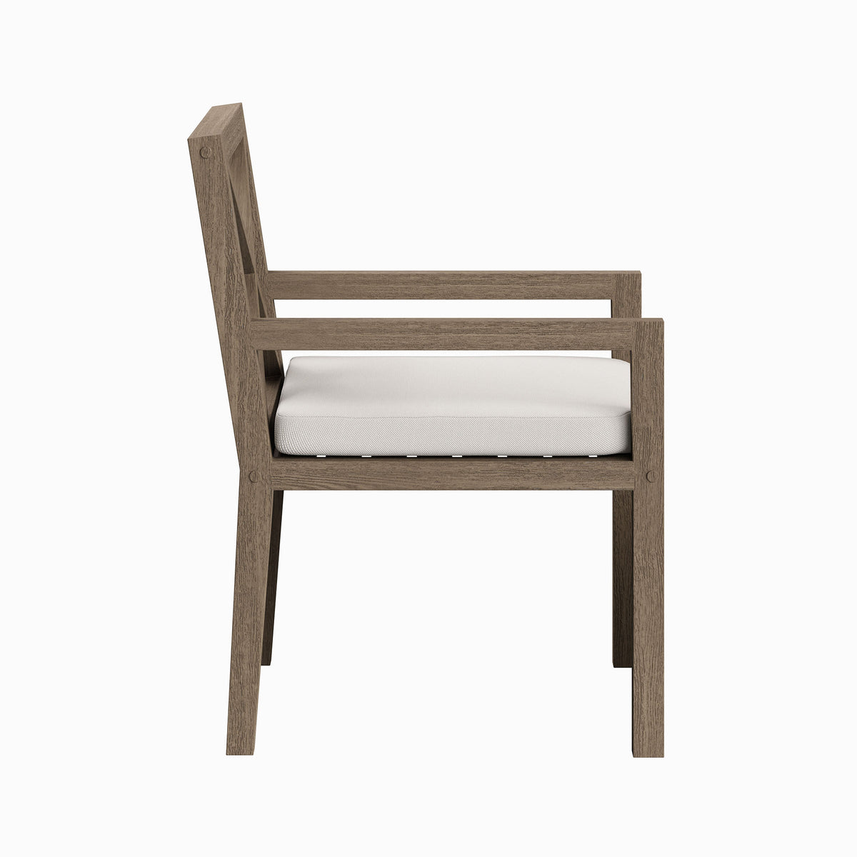 Northlake Outdoor Patio Teak Dining Armchair by Modway