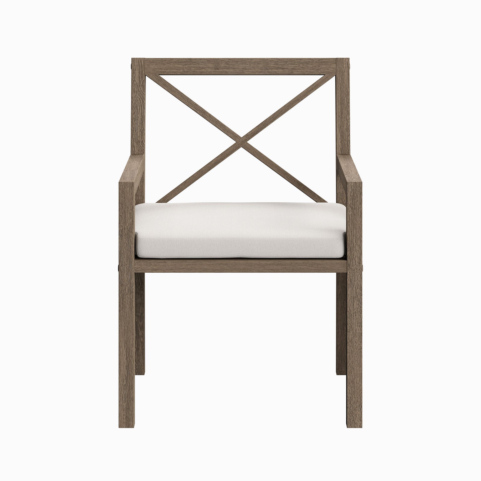 Northlake Outdoor Patio Teak Dining Armchair by Modway