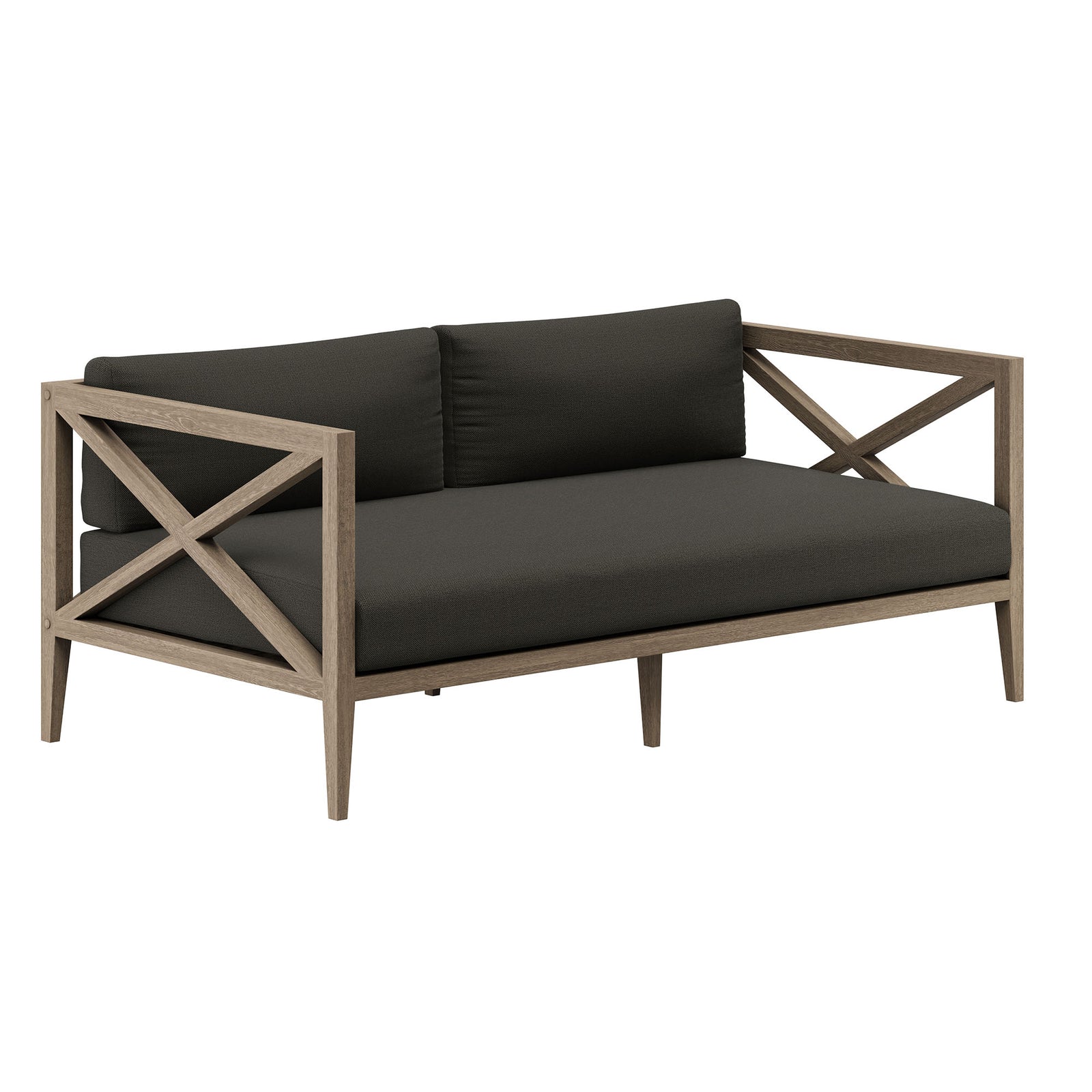 Northlake Outdoor Patio Teak Loveseat by Modway