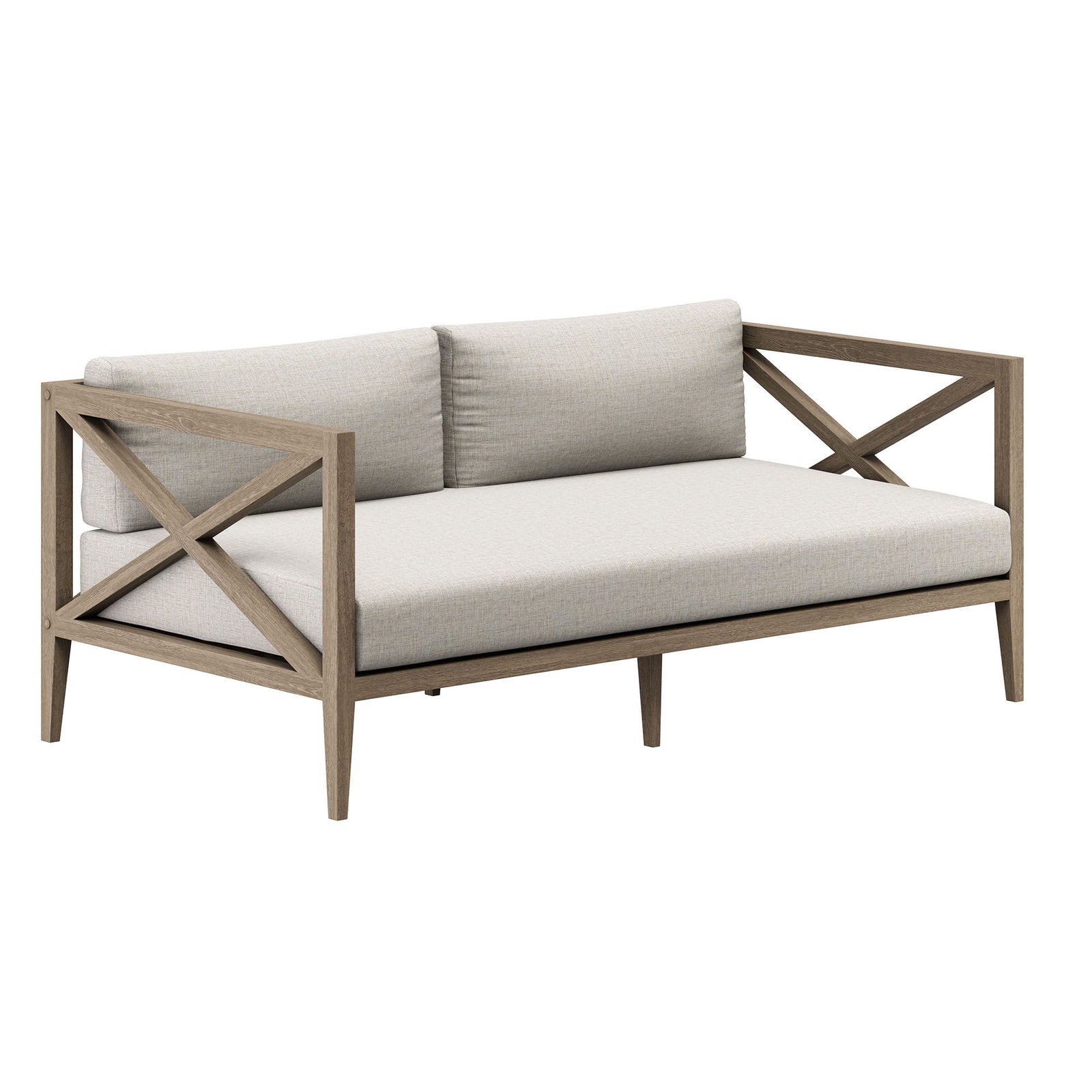 Northlake Outdoor Patio Teak Loveseat by Modway