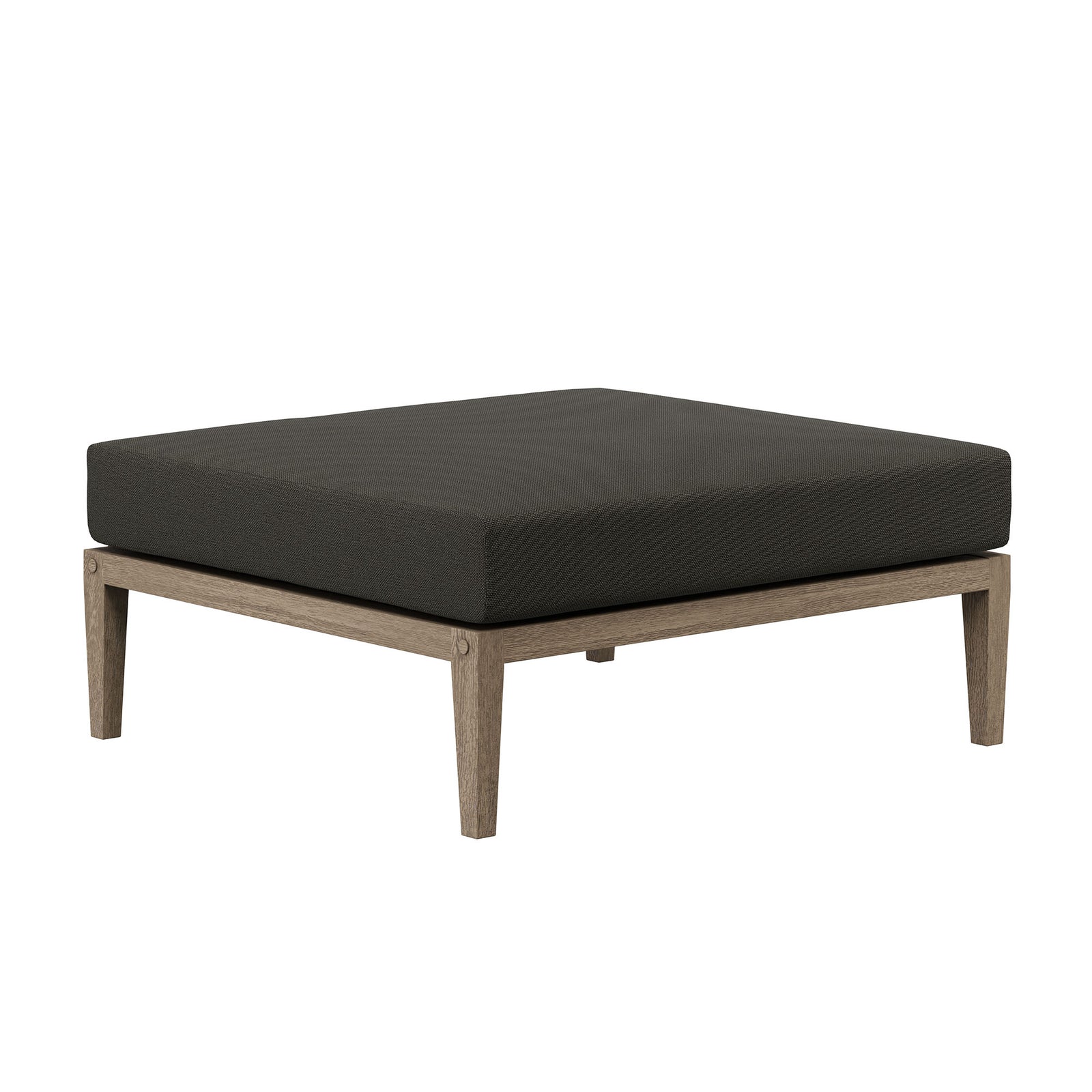 Northlake Outdoor Patio Teak Ottoman by Modway