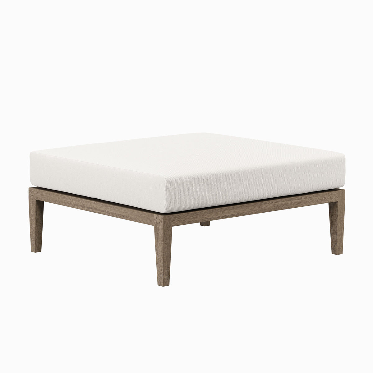 Northlake Outdoor Patio Teak Ottoman by Modway