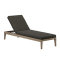 Northlake Outdoor Patio Teak Chaise Lounge by Modway