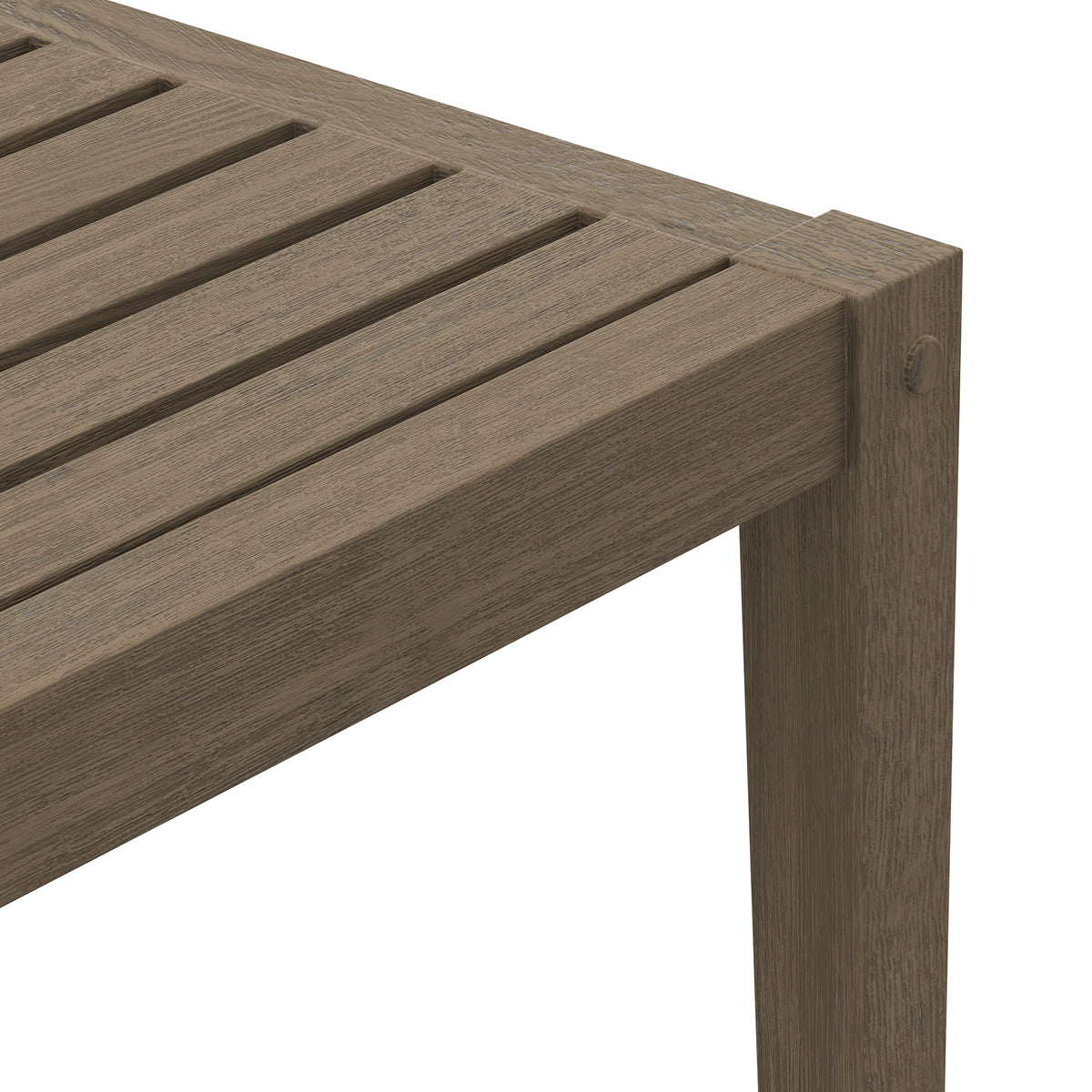 Northlake Square Outdoor Patio Teak Side Table by Modway