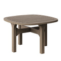 Saratoga Square Outdoor Patio Teak Wood Side Table by Modway