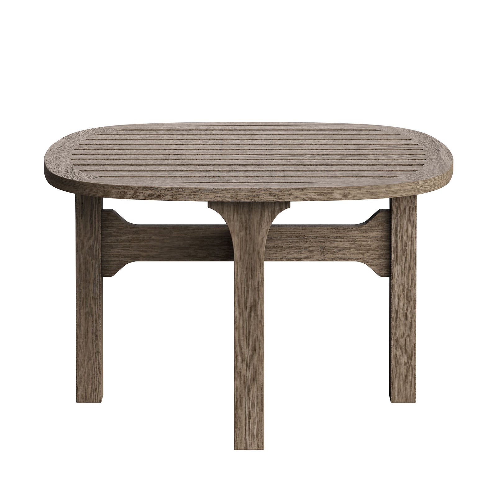 Saratoga Square Outdoor Patio Teak Wood Side Table by Modway