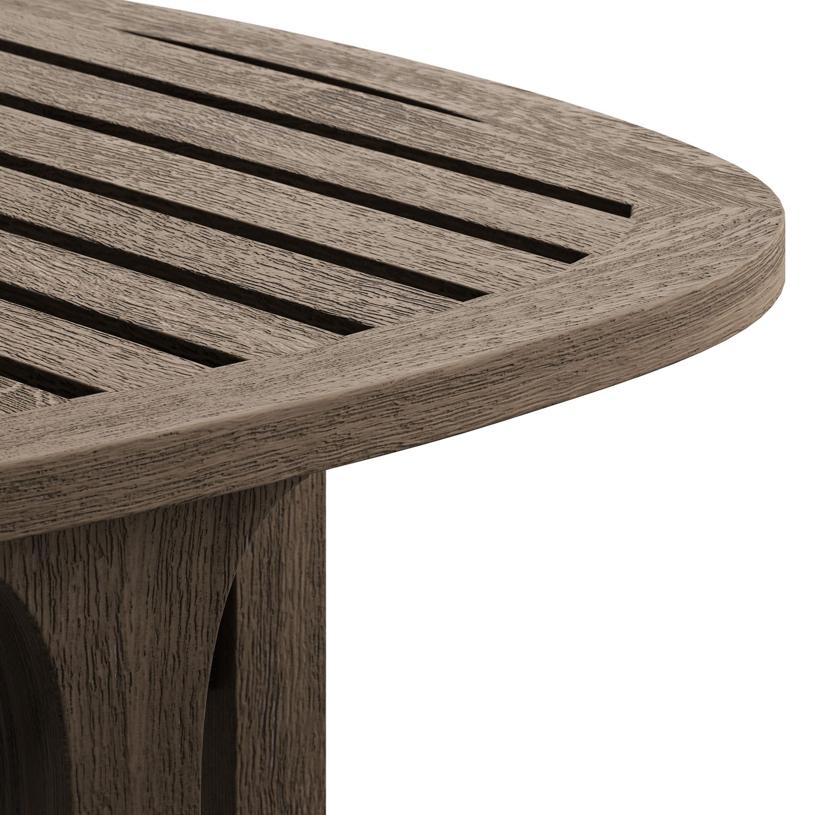 Saratoga 3-Piece Outdoor Patio Teak Wood Furniture Set with Lounge Chairs and Side Table by Modway