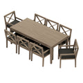 Northlake 9-Piece Outdoor Patio Teak Wood Dining Set by Modway