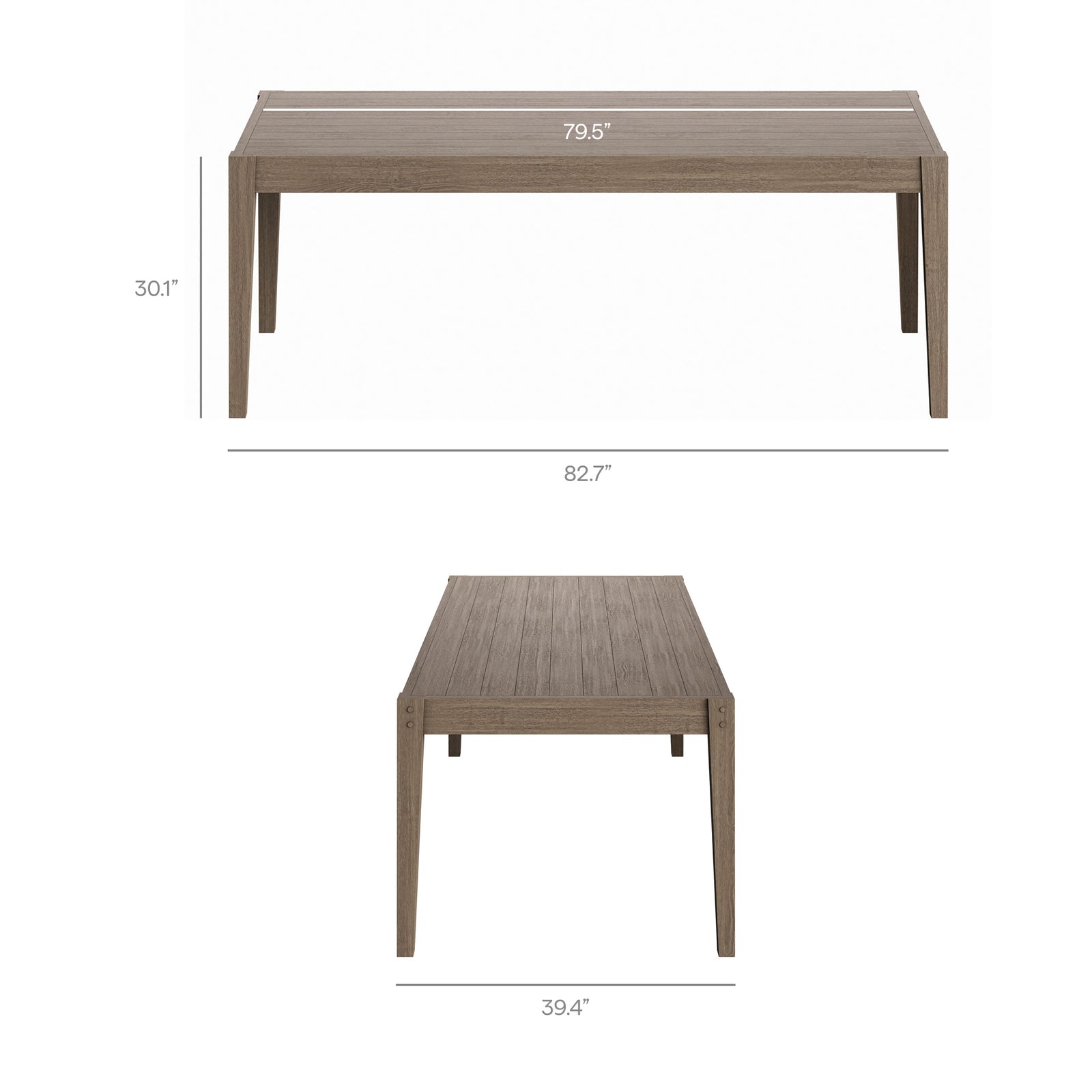 Northlake 9-Piece Outdoor Patio Teak Wood Dining Set by Modway
