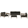 Northlake 5-Piece Outdoor Patio Teak Wood Furniture Set by Modway