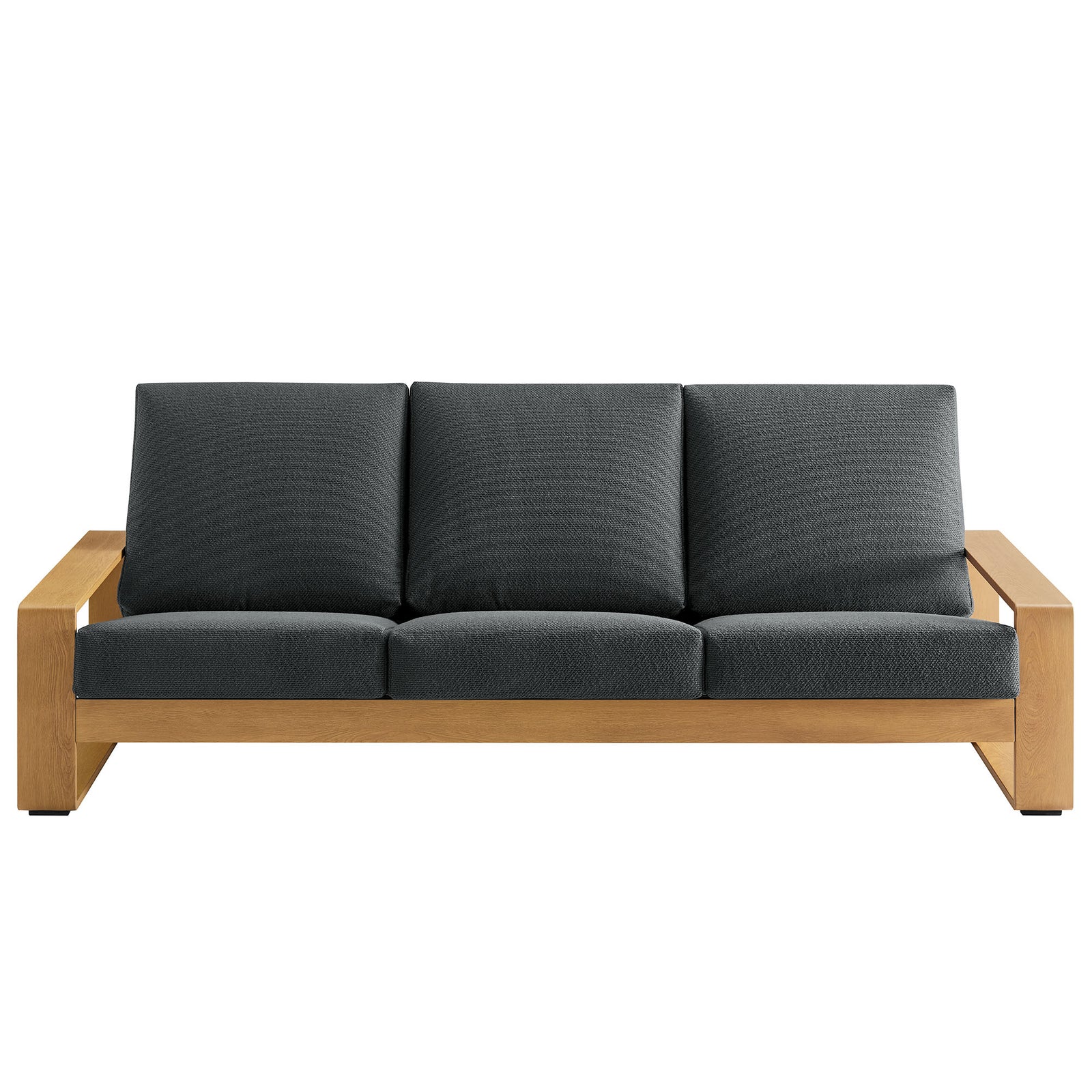 Lirienne Outdoor Patio Aluminum Faux Wood Sofa by Modway