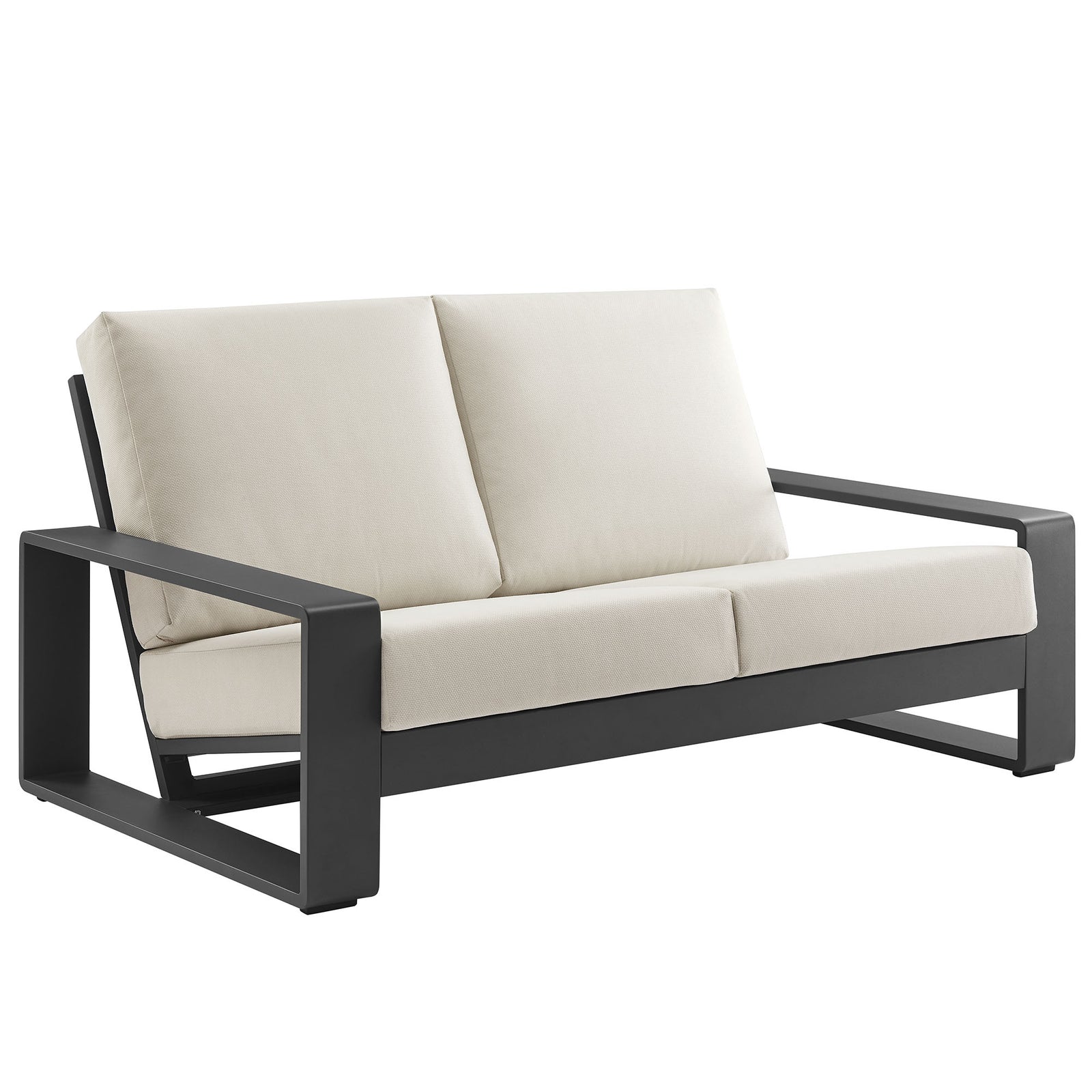 Lirienne Outdoor Patio Aluminum Loveseat by Modway