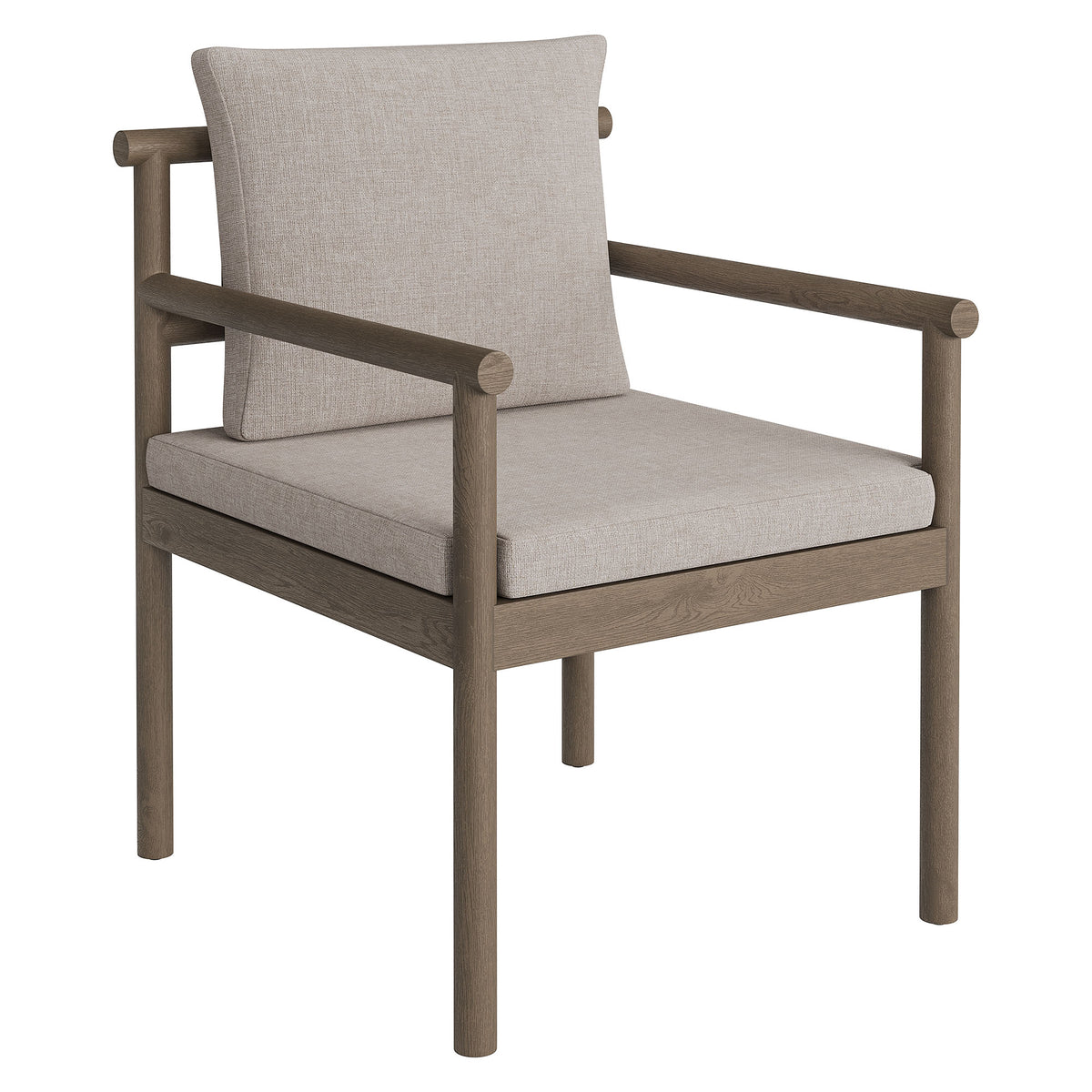 Eleni Outdoor Patio Teak Wood Rope Dining Chair by Modway