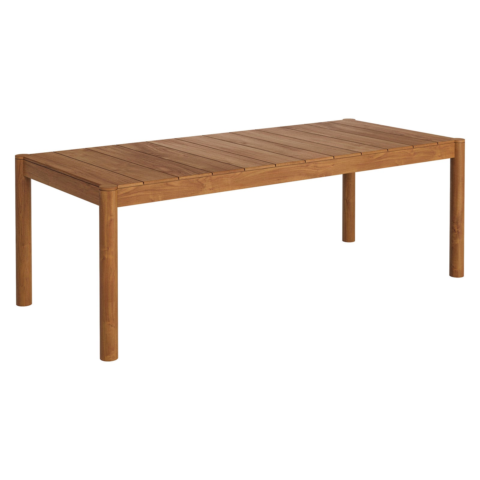 Eleni 89-Inch Outdoor Patio Teak Wood Dining Table by Modway