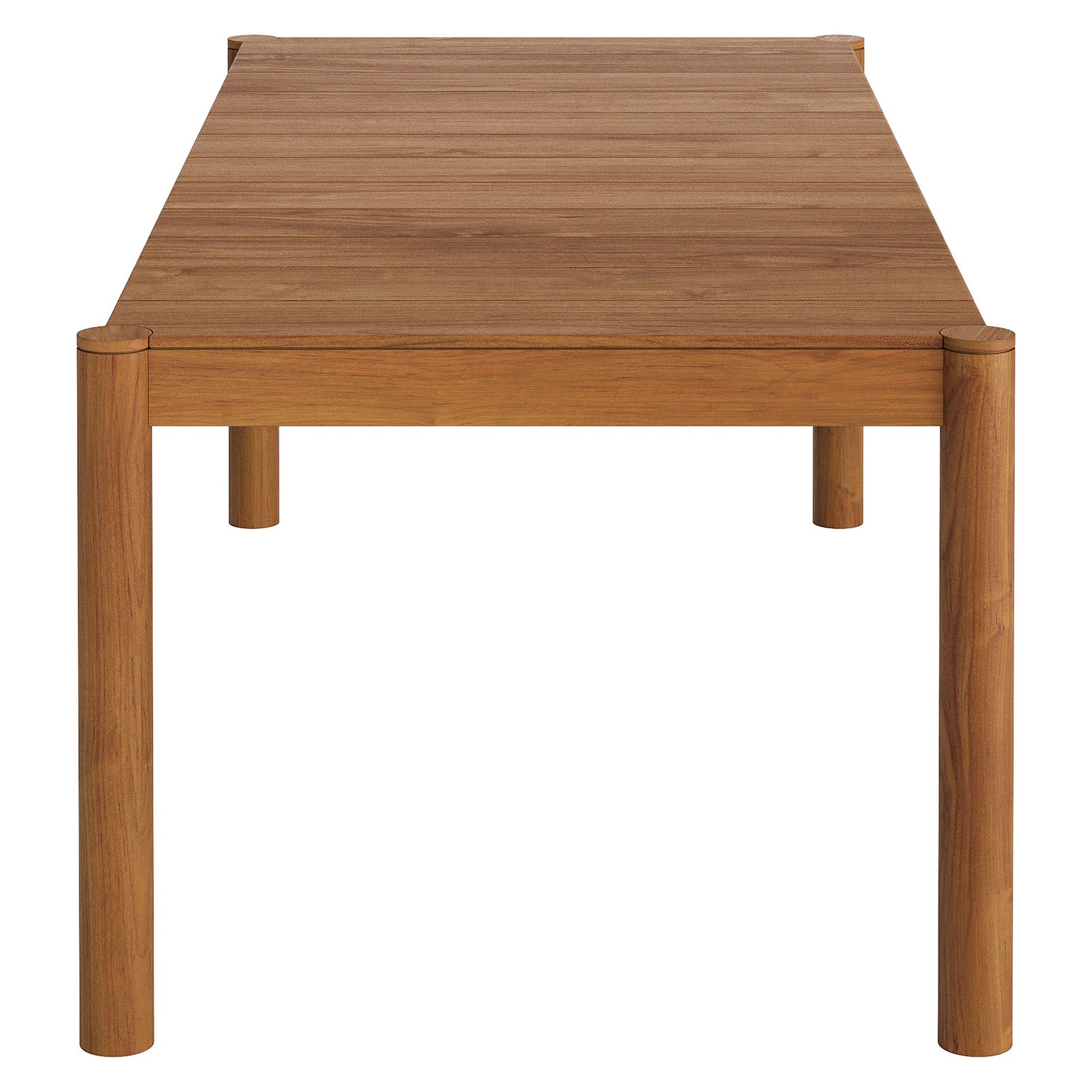 Eleni 89-Inch Outdoor Patio Teak Wood Dining Table by Modway