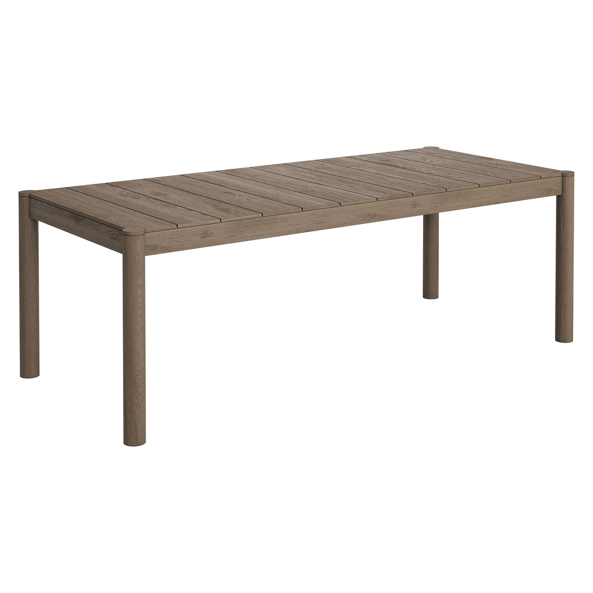 Eleni 89-Inch Outdoor Patio Teak Wood Dining Table by Modway