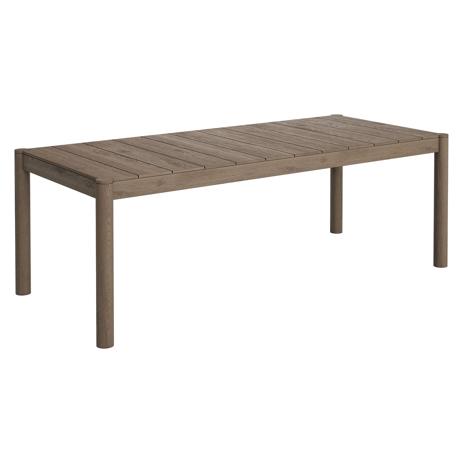 Eleni 89-Inch Outdoor Patio Teak Wood Dining Table by Modway