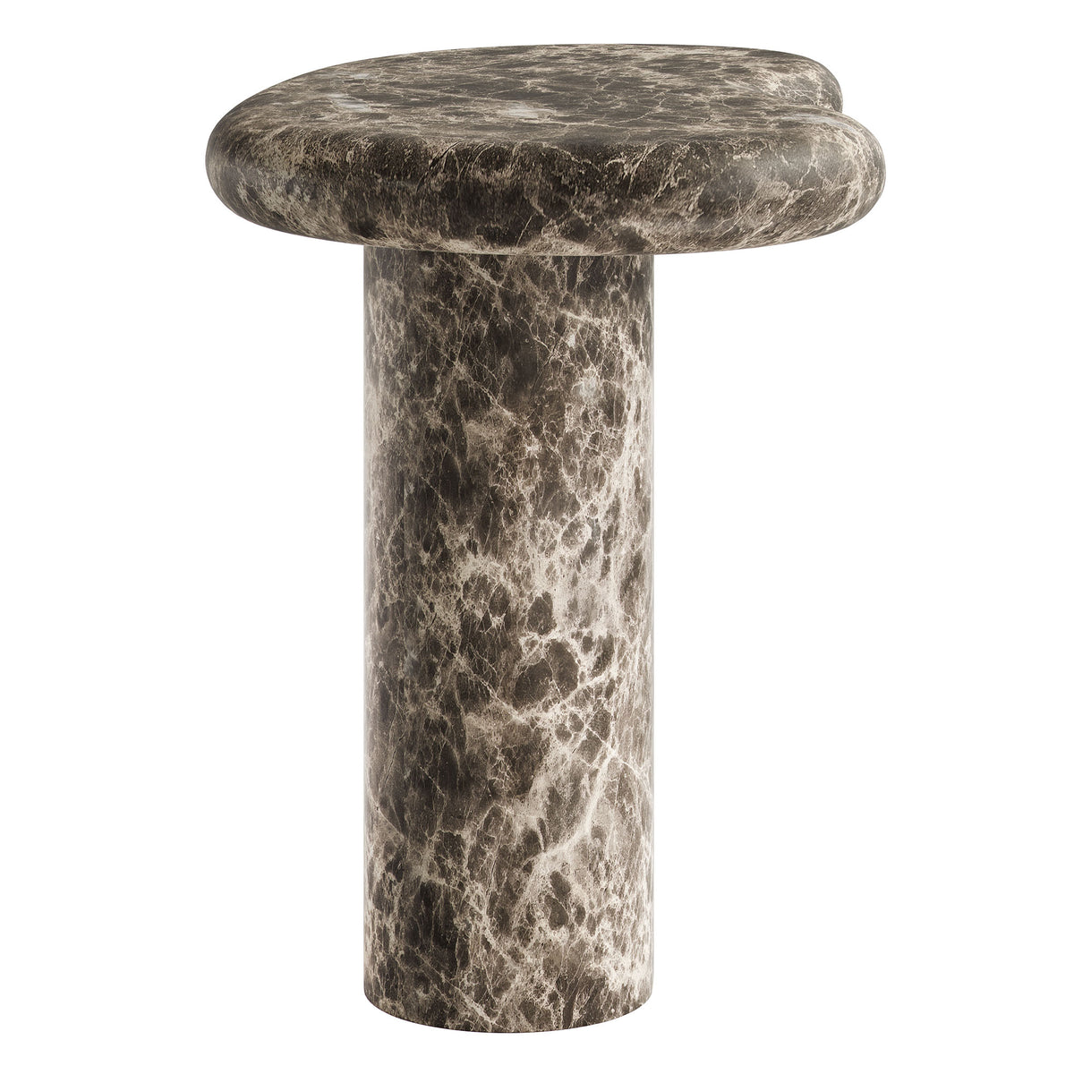 Elowen Outdoor Patio Faux Marble Side Table by Modway