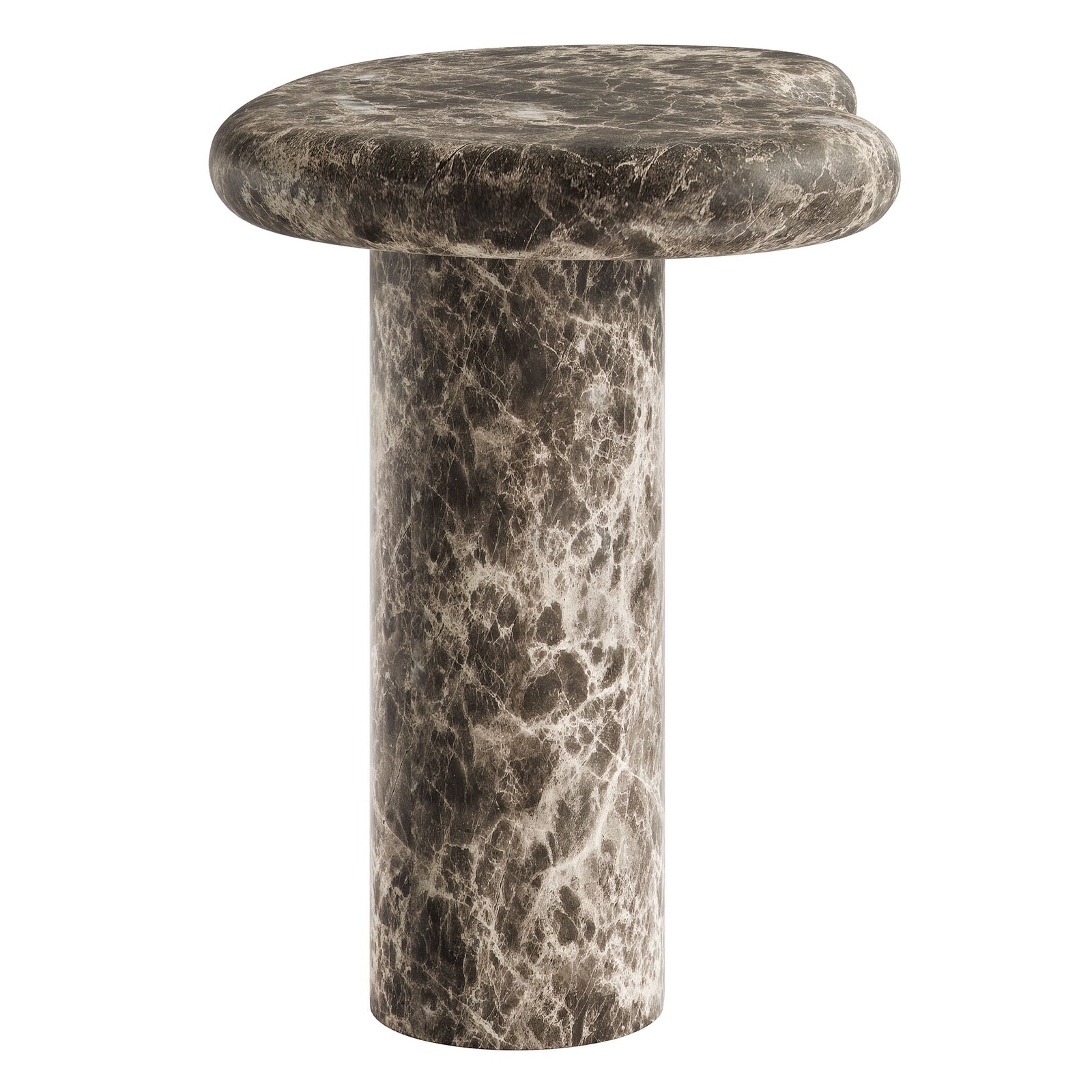 Elowen Outdoor Patio Faux Marble Side Table by Modway