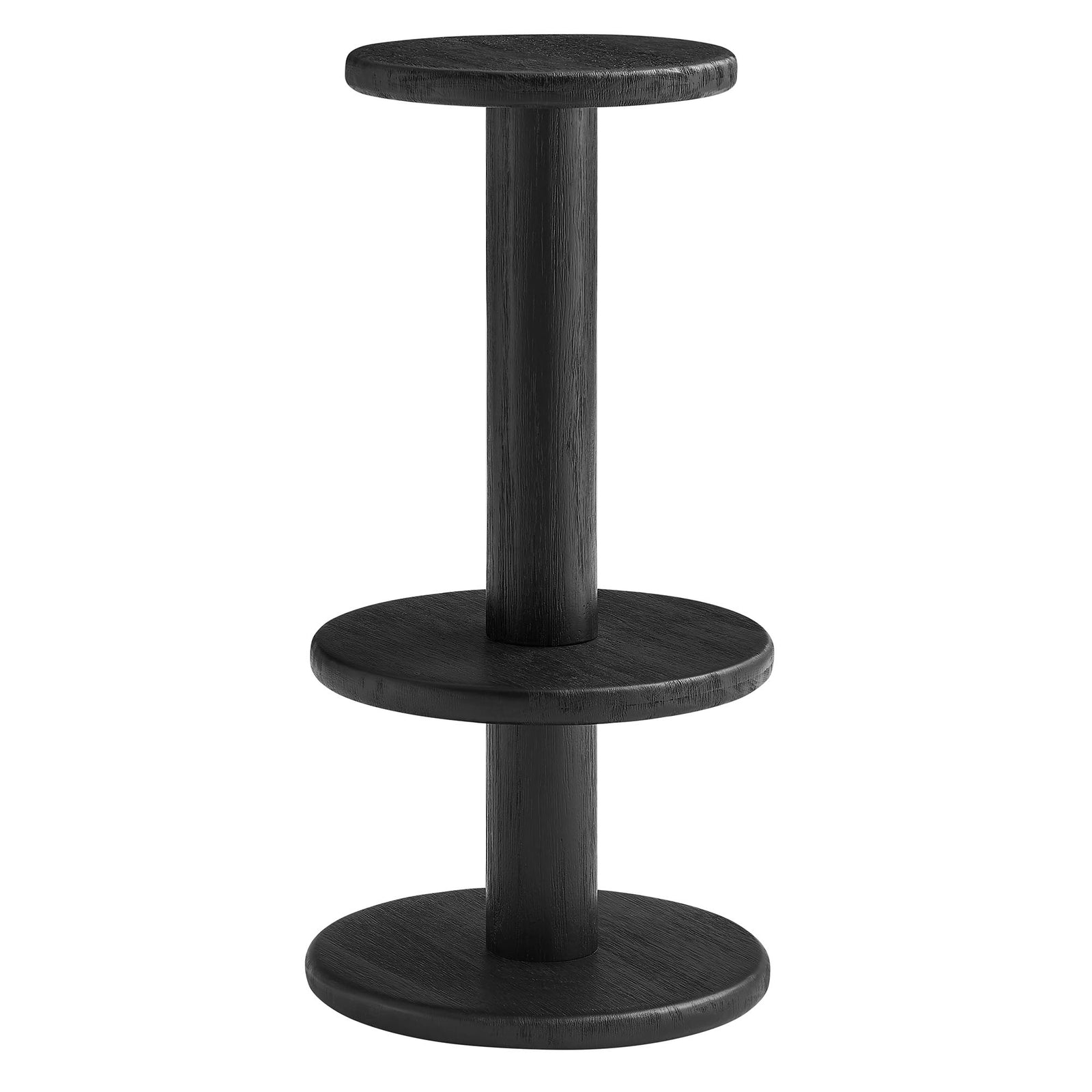Neo 5-Piece Round Indoor - Outdoor Patio Round Patio Bar Table And Stool Set by Modway