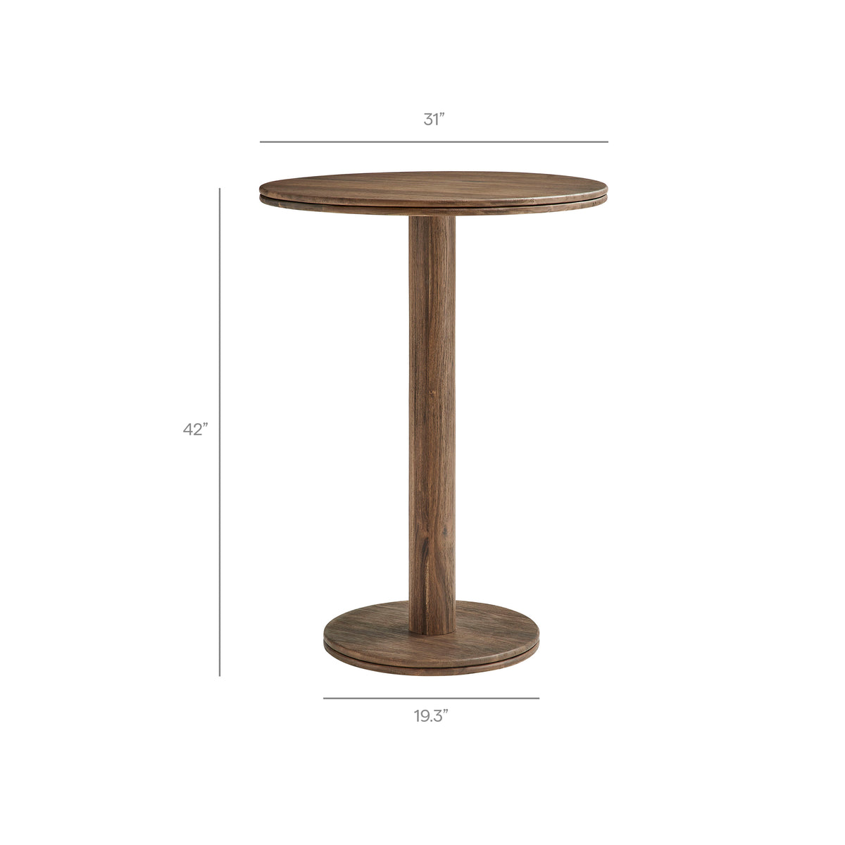 Neo 5-Piece Round Indoor - Outdoor Patio Round Patio Bar Table And Stool Set by Modway