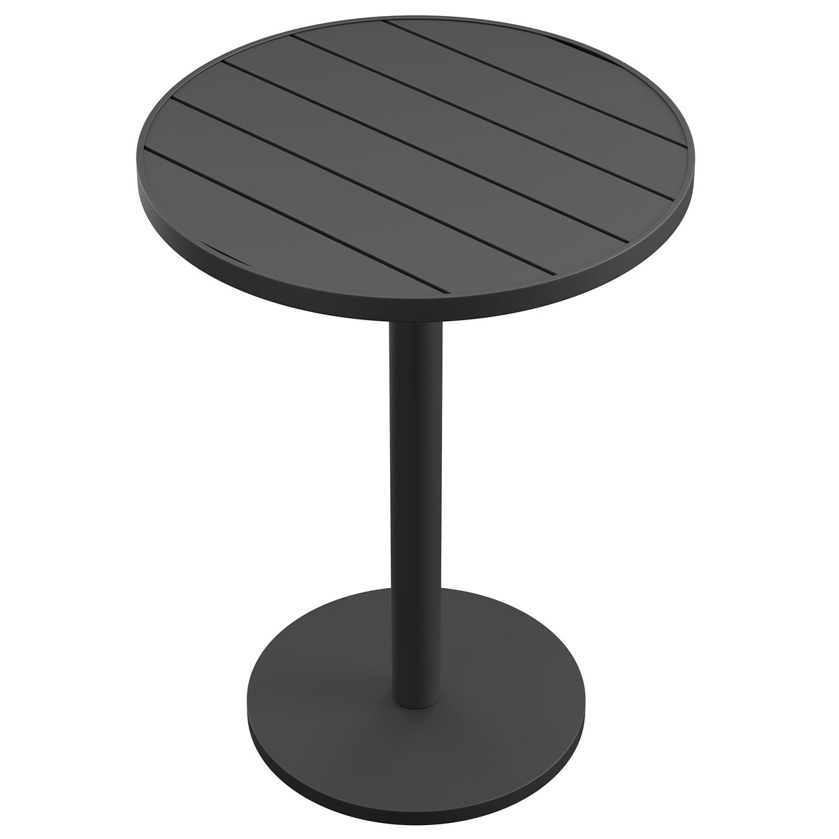 Tahoe 31 Inch Round Outdoor Patio Aluminum Bar Table by Modway