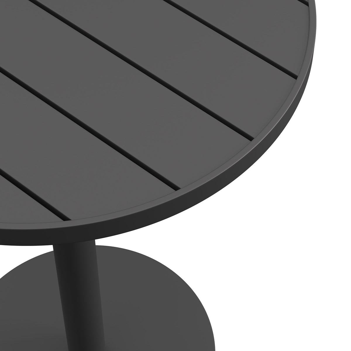 Tahoe 31 Inch Round Outdoor Patio Aluminum Bar Table by Modway