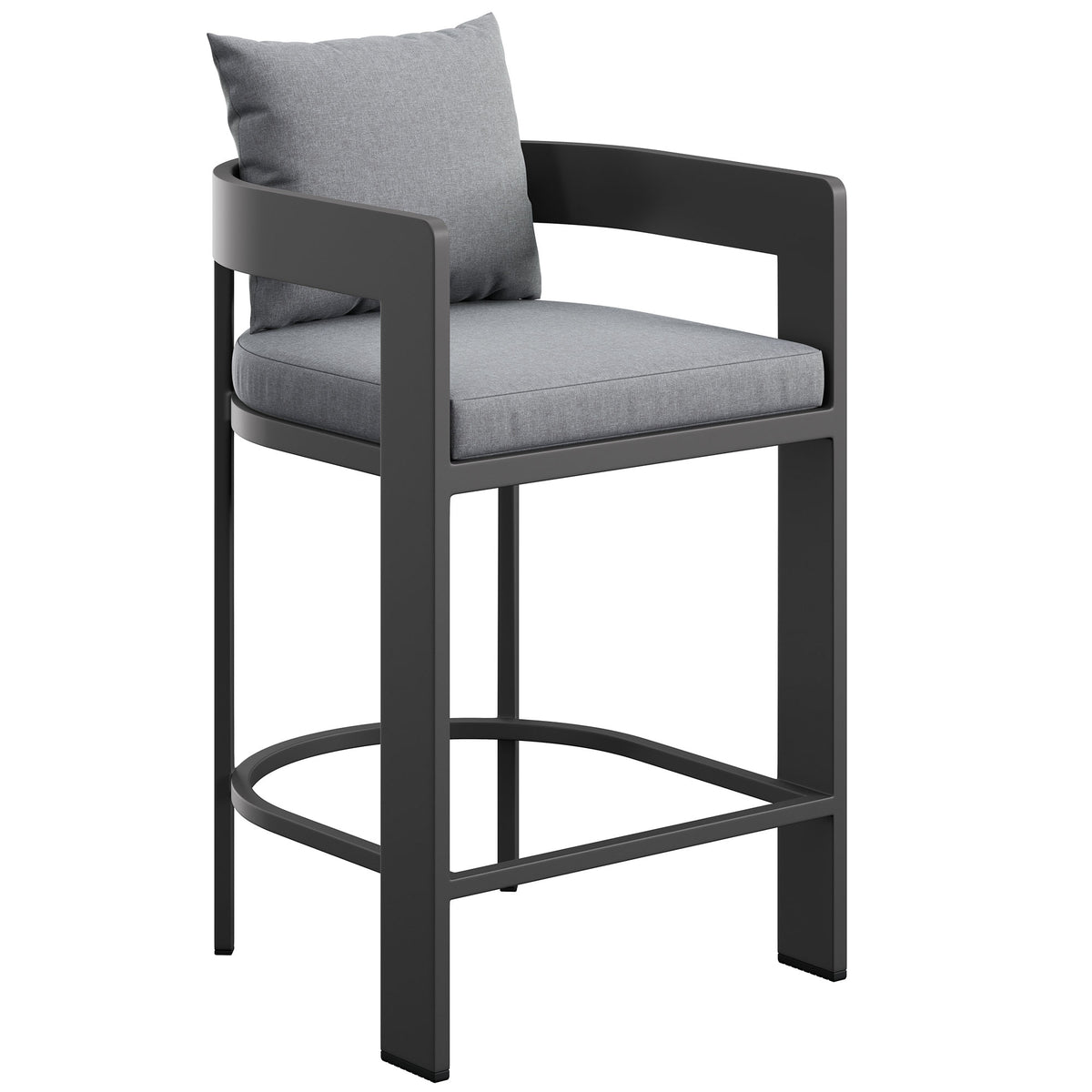 Tahoe Outdoor Patio Patio Aluminum Counter Stool by Modway