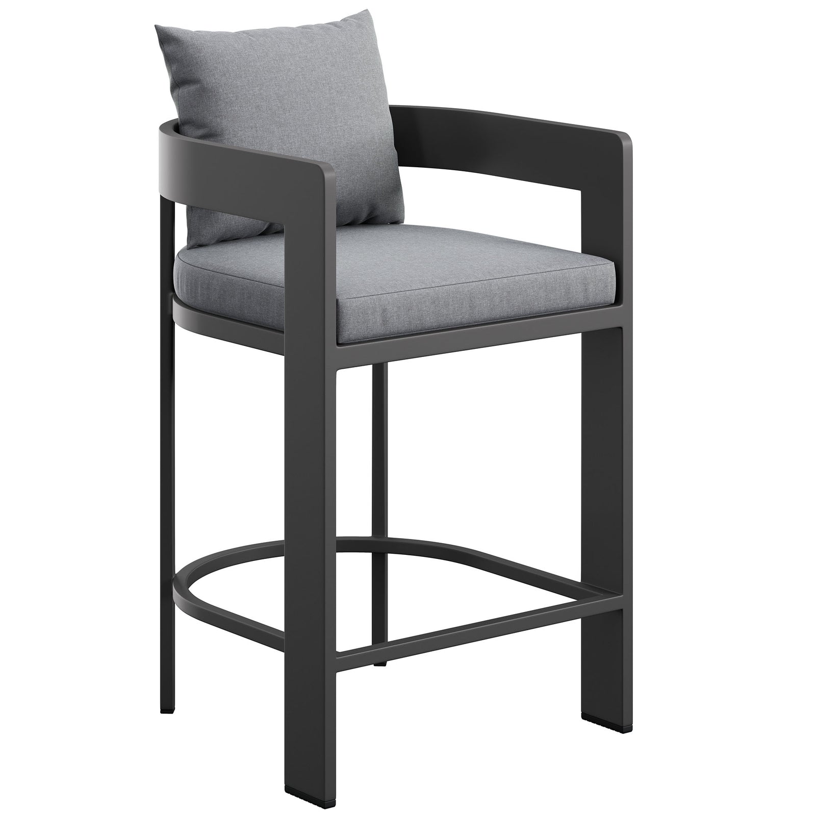 Tahoe Outdoor Patio Patio Aluminum Counter Stool by Modway