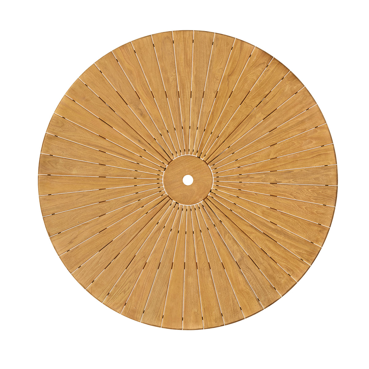 Cielo 59" Sunburst Outdoor Patio Teak Dining Table by Modway