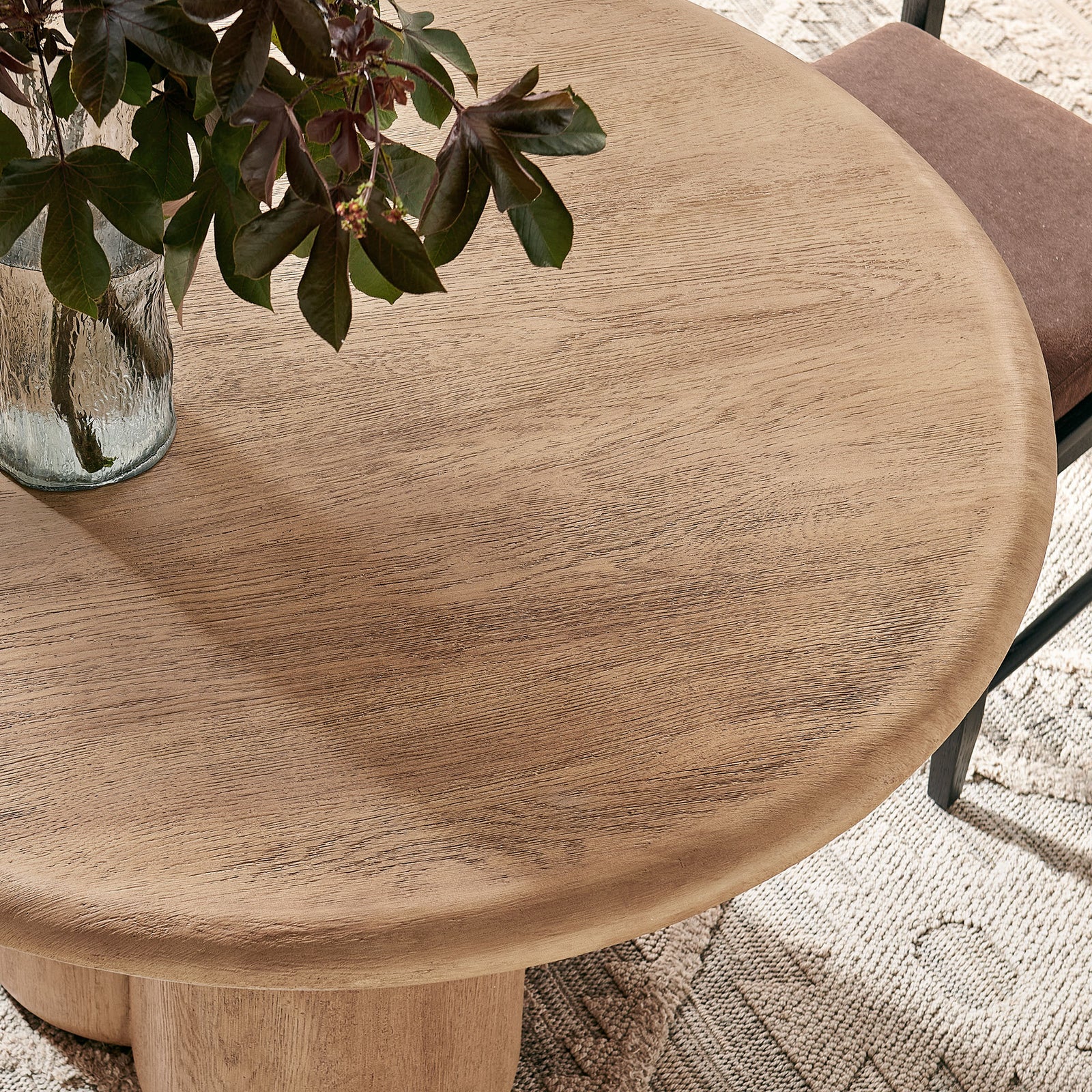 Tori 48 Inch Round Indoor and Outdoor Patio Dining Table by Modway