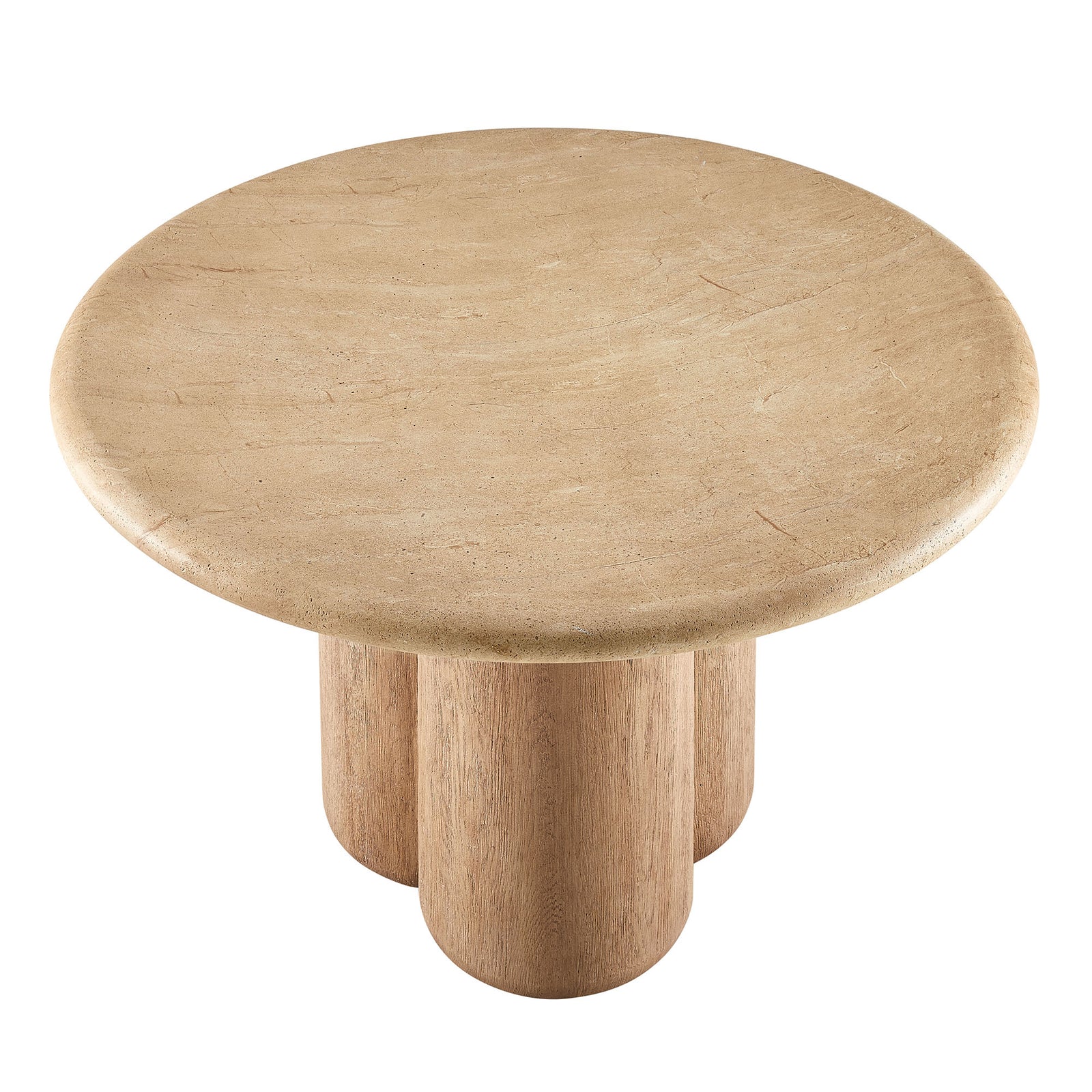 Tori 48 Inch Round Indoor and Outdoor Patio Dining Table by Modway