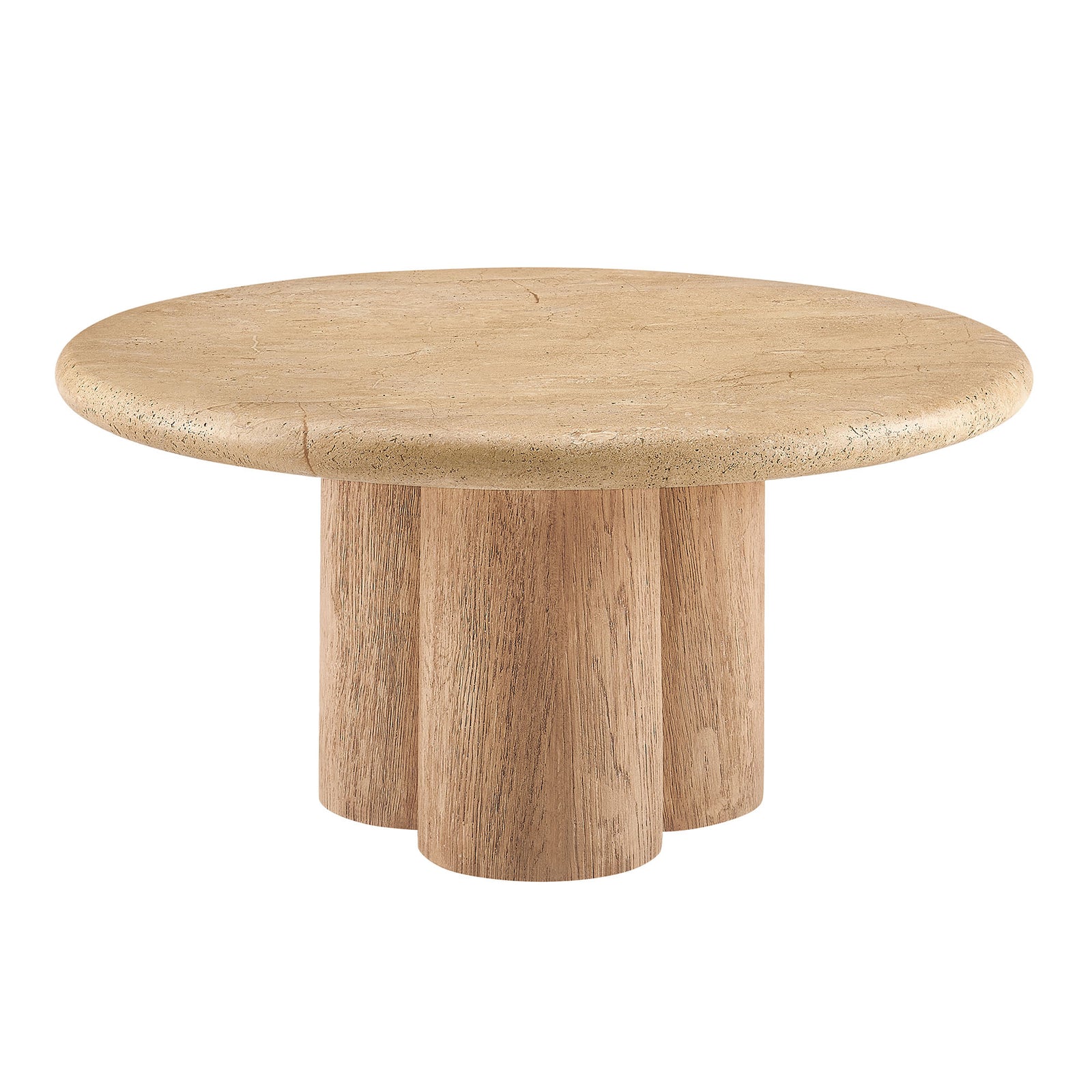 Tori 31 Inch Round Indoor and Outdoor Patio Coffee Table by Modway