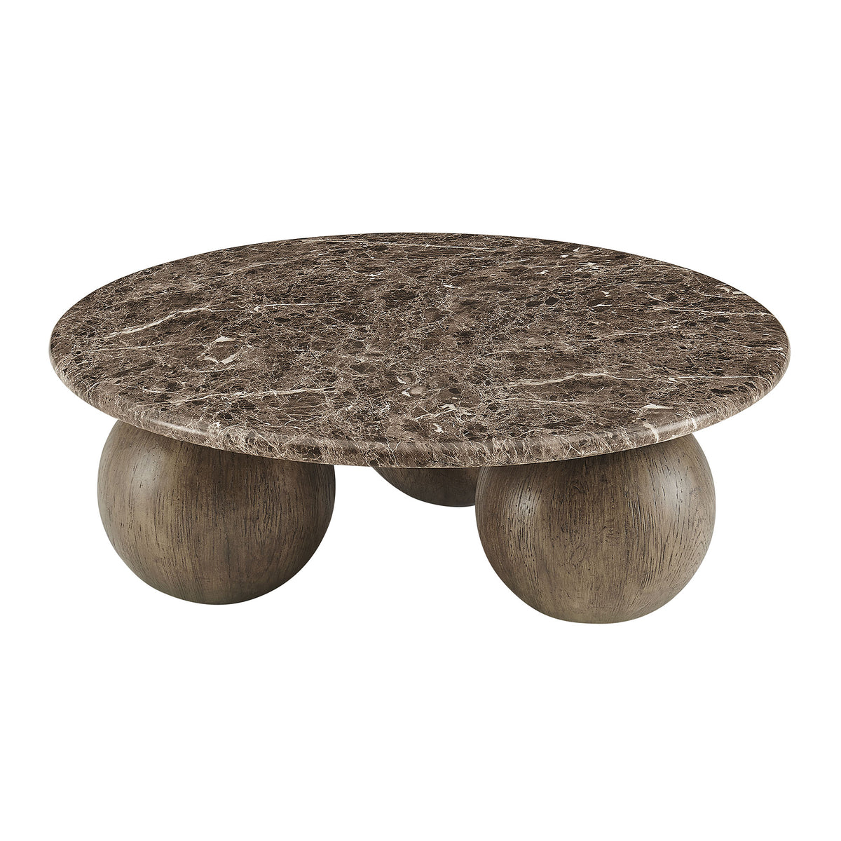 Pietra Indoor Outdoor Patio Round Coffee Table by Modway