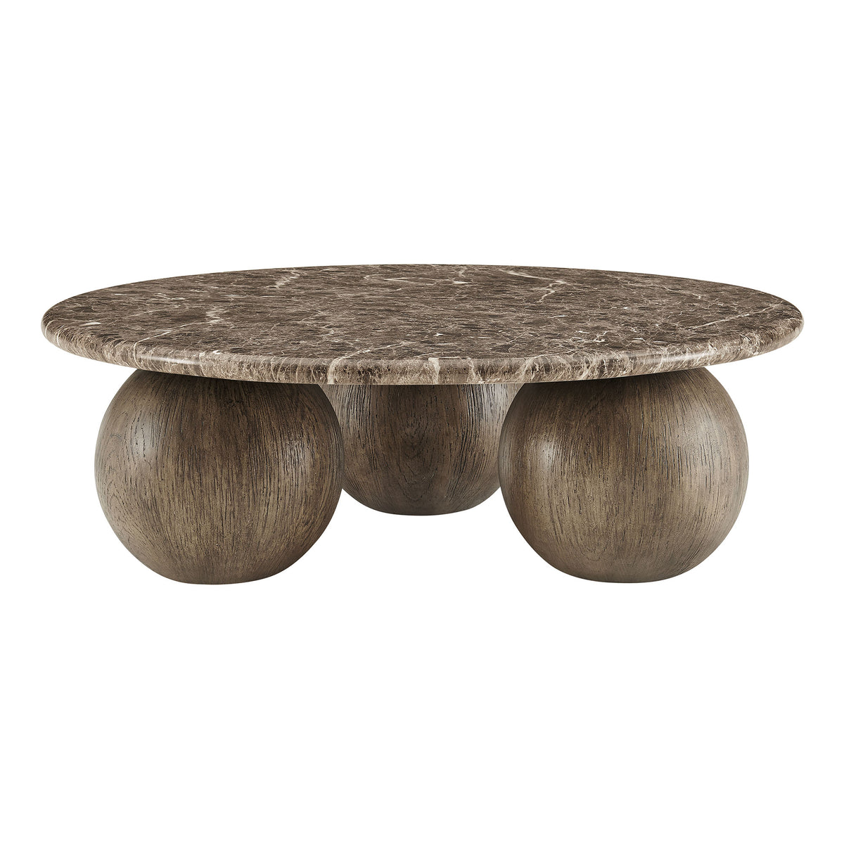Pietra Indoor Outdoor Patio Round Coffee Table by Modway