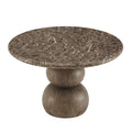 Pietra Indoor Outdoor Patio Round Dining Table by Modway