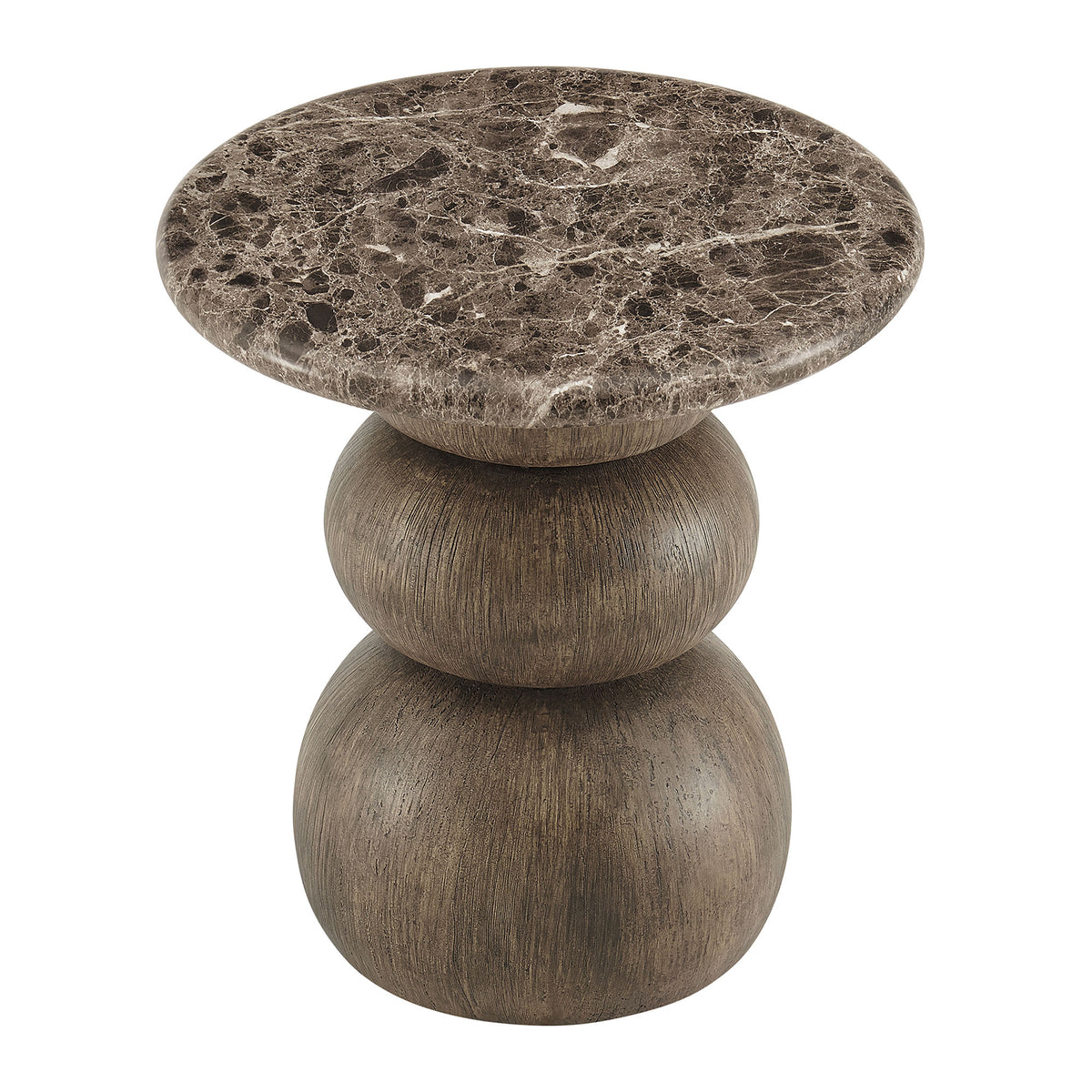 Pietra Indoor Outdoor Patio Round Side Table by Modway