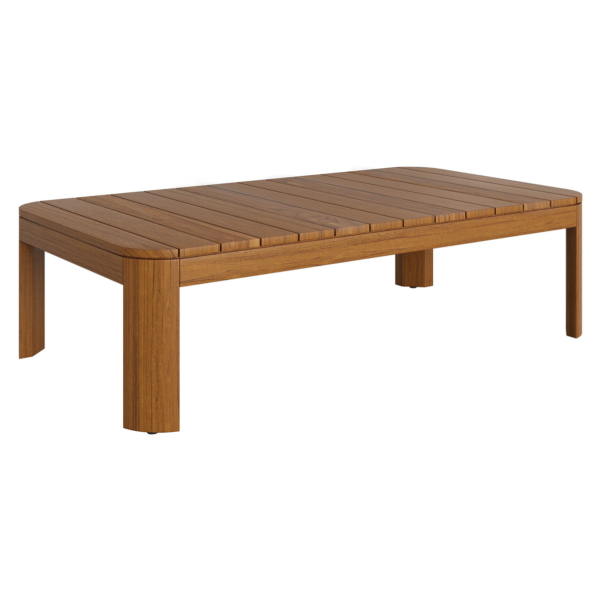 Kona 47 Inch Outdoor Patio Teak Wood Coffee Table by Modway