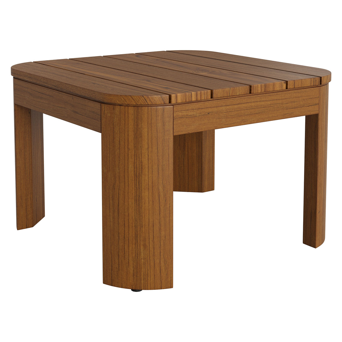 Kona Outdoor Patio Teak Wood Side Table by Modway