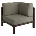Kona Outdoor Patio Teak Wood Corner Modular Chair by Modway