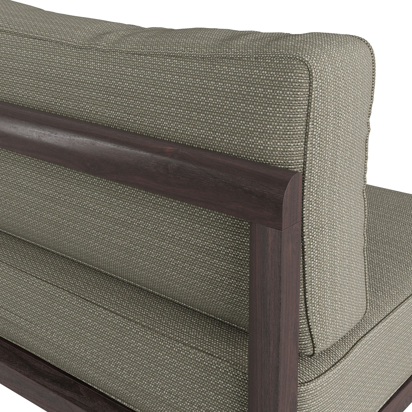 Kona Outdoor Patio Teak Wood Armless Modular Chair by Modway