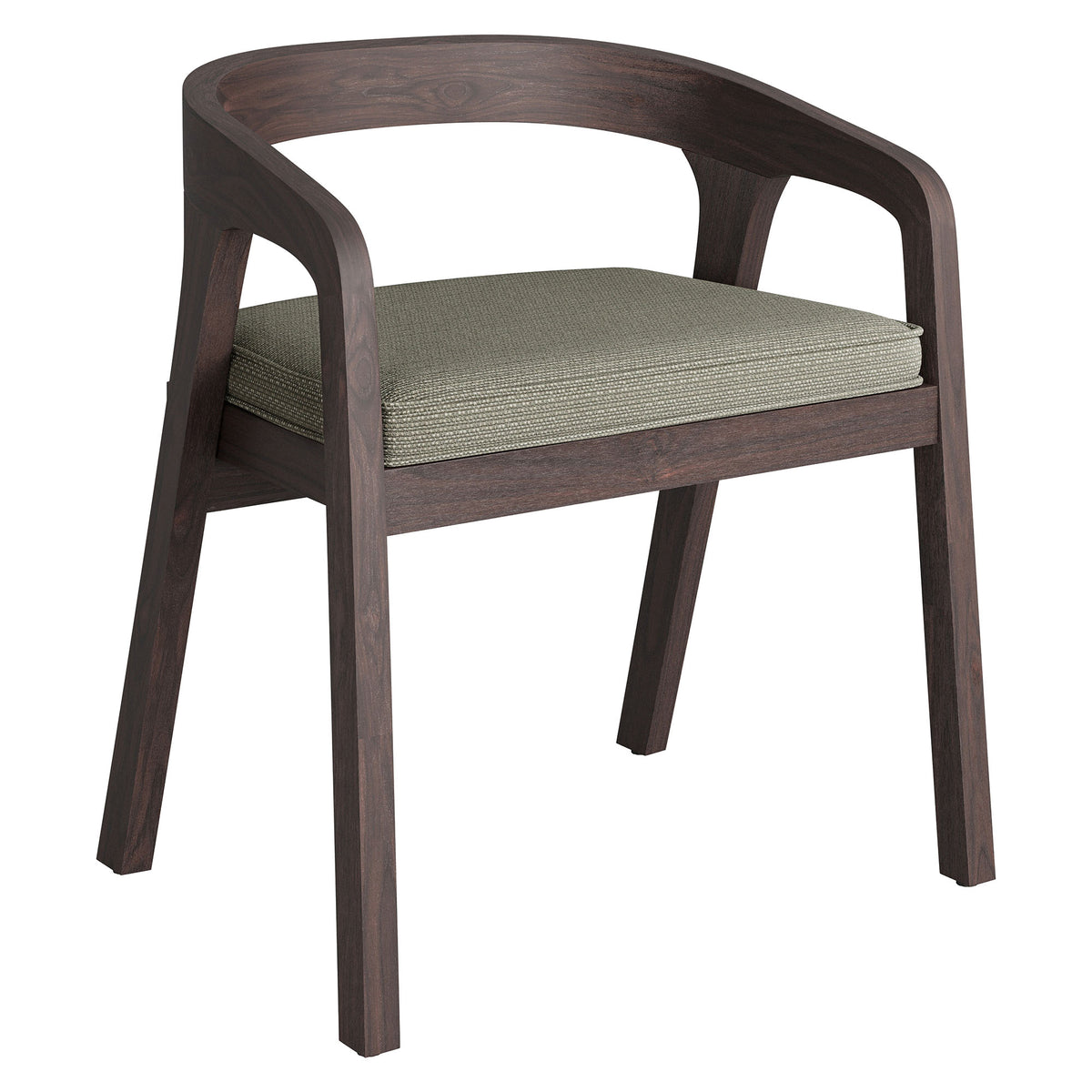 Kona Outdoor Patio Teak Wood Barrel Dining Chair by Modway