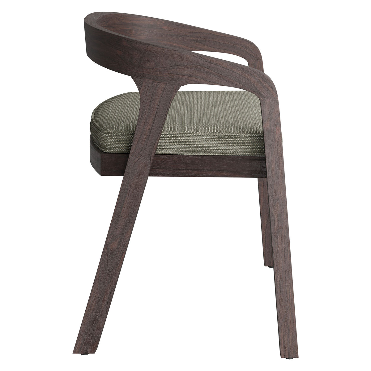Kona Outdoor Patio Teak Wood Barrel Dining Chair by Modway