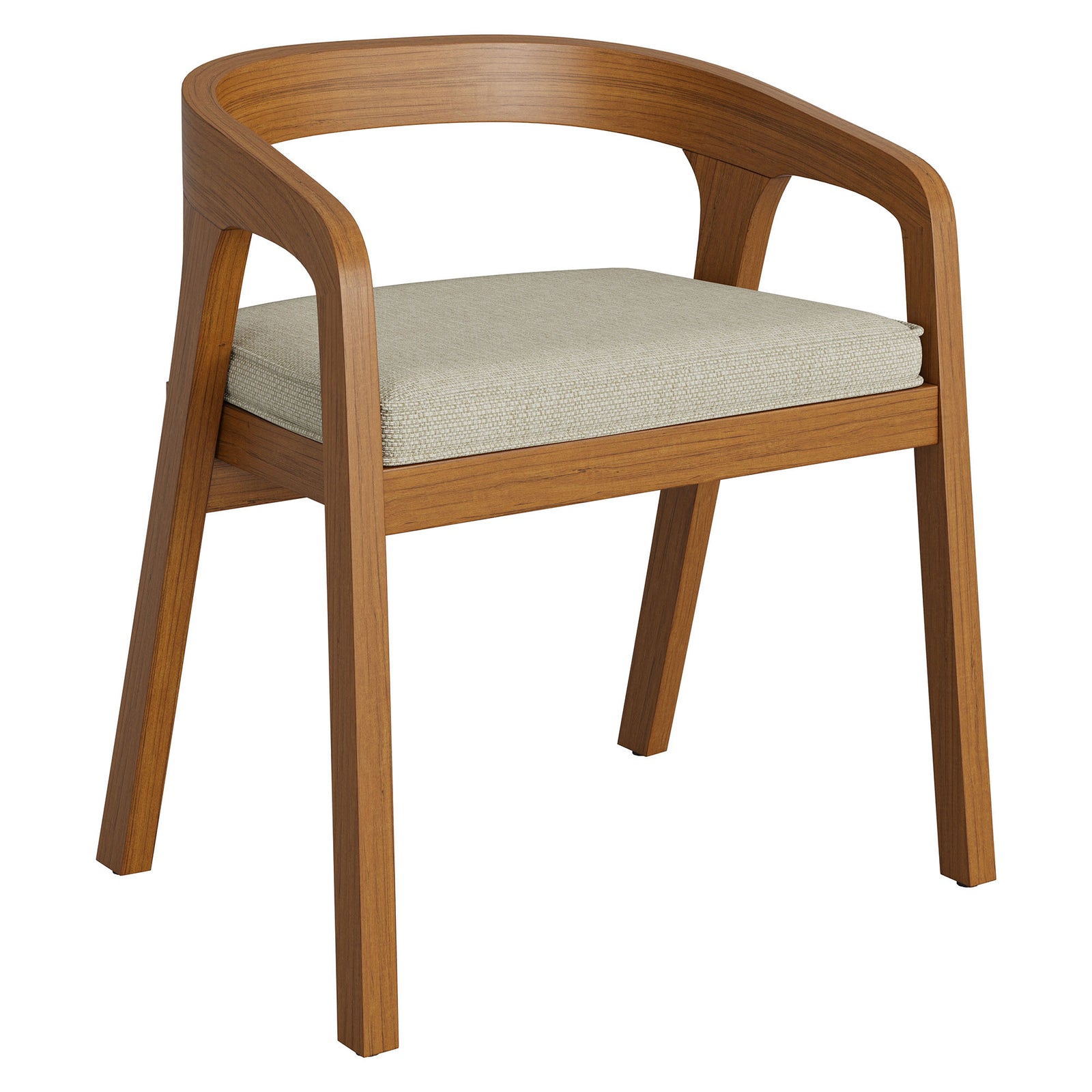Kona Outdoor Patio Teak Wood Barrel Dining Chair by Modway