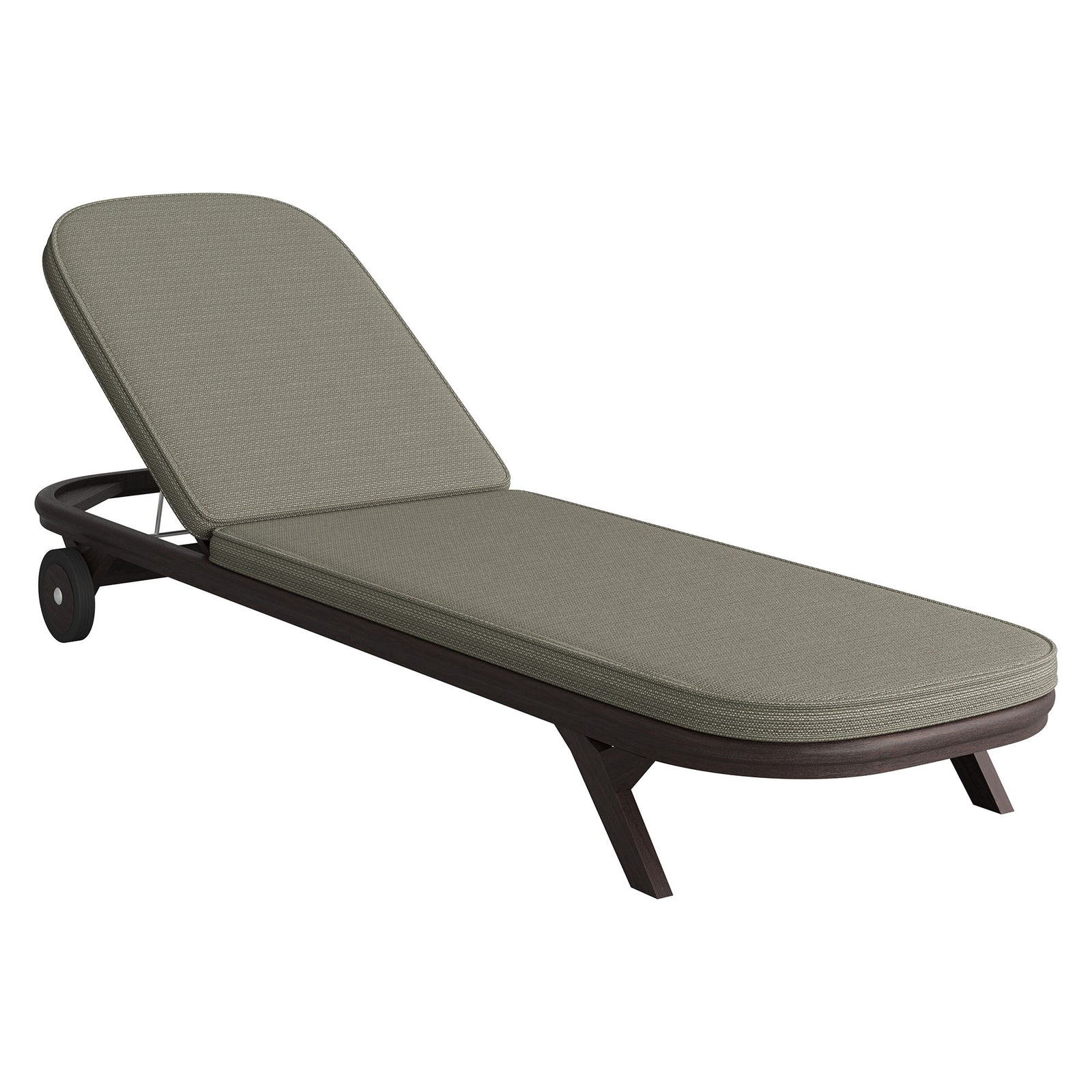 Kona 3-Piece Outdoor Patio Teak Wood Chaise Lounge Set by Modway